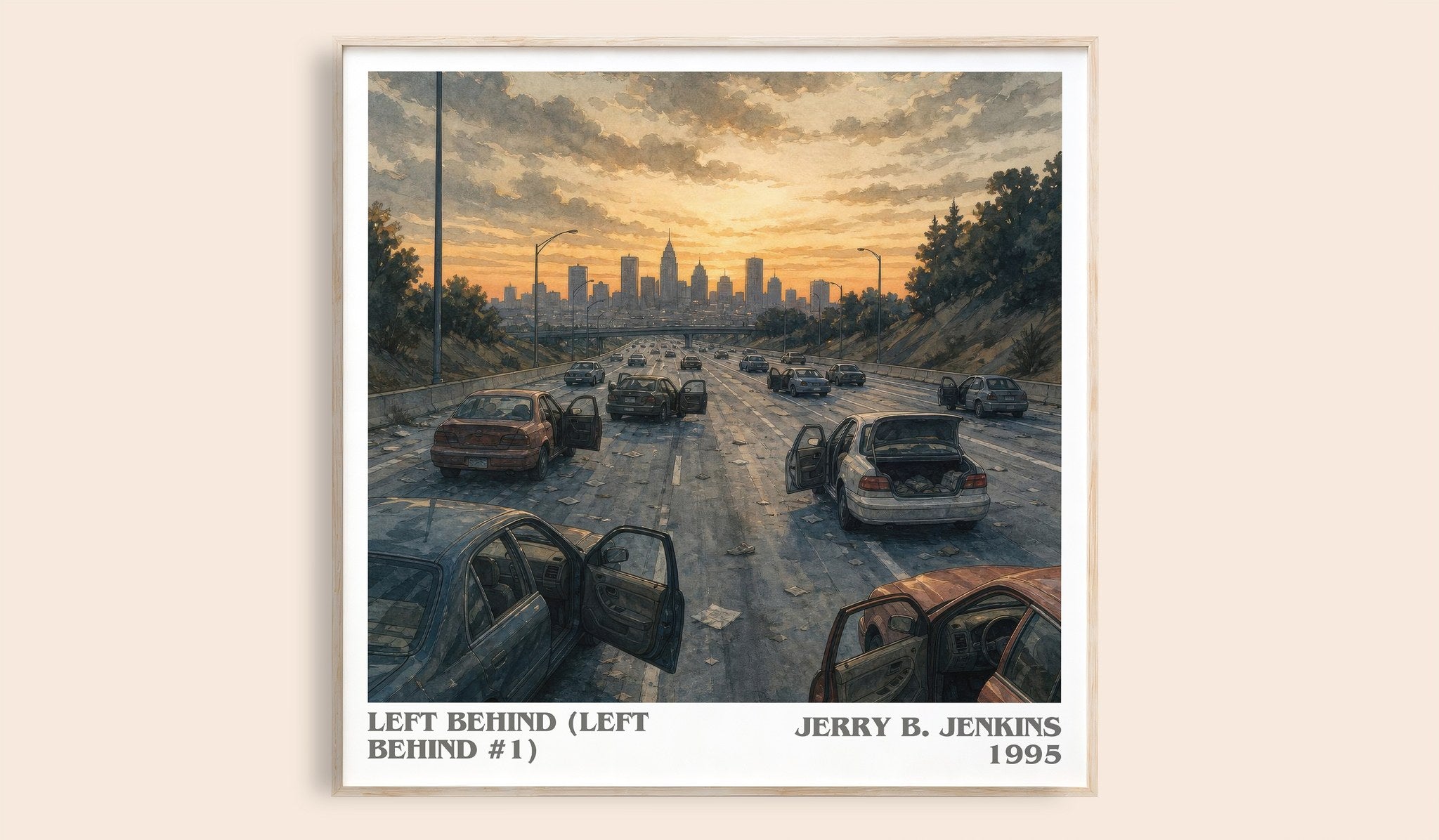 Left Behind (Left Behind #1) Literary Art Print by Jerry B. Jenkins
