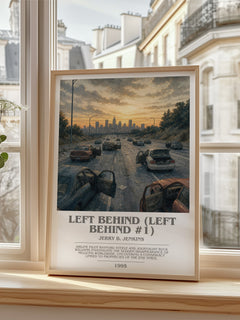 Left Behind (Left Behind #1) bookish poster colour and style options – Jerry B. Jenkins book art