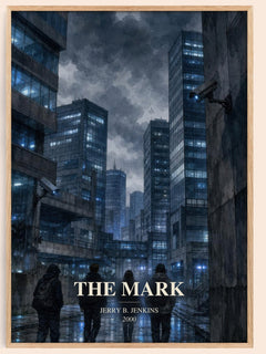 The Mark watercolour book poster by Jerry B. Jenkins – framed literary art print