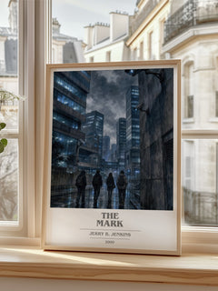 The Mark book cover poster colour and style options – Jerry B. Jenkins book art