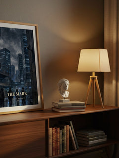 The Mark watercolour print on bookshelf – Jerry B. Jenkins fan gift