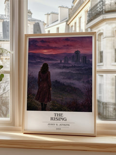The Rising book cover poster colour and style options – Jerry B. Jenkins book art