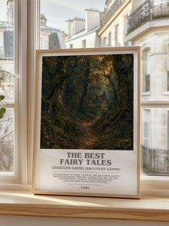 The Best fairy tales bookish poster colour and style options – Gebrüder Grimm [Brothers Grimm] book art