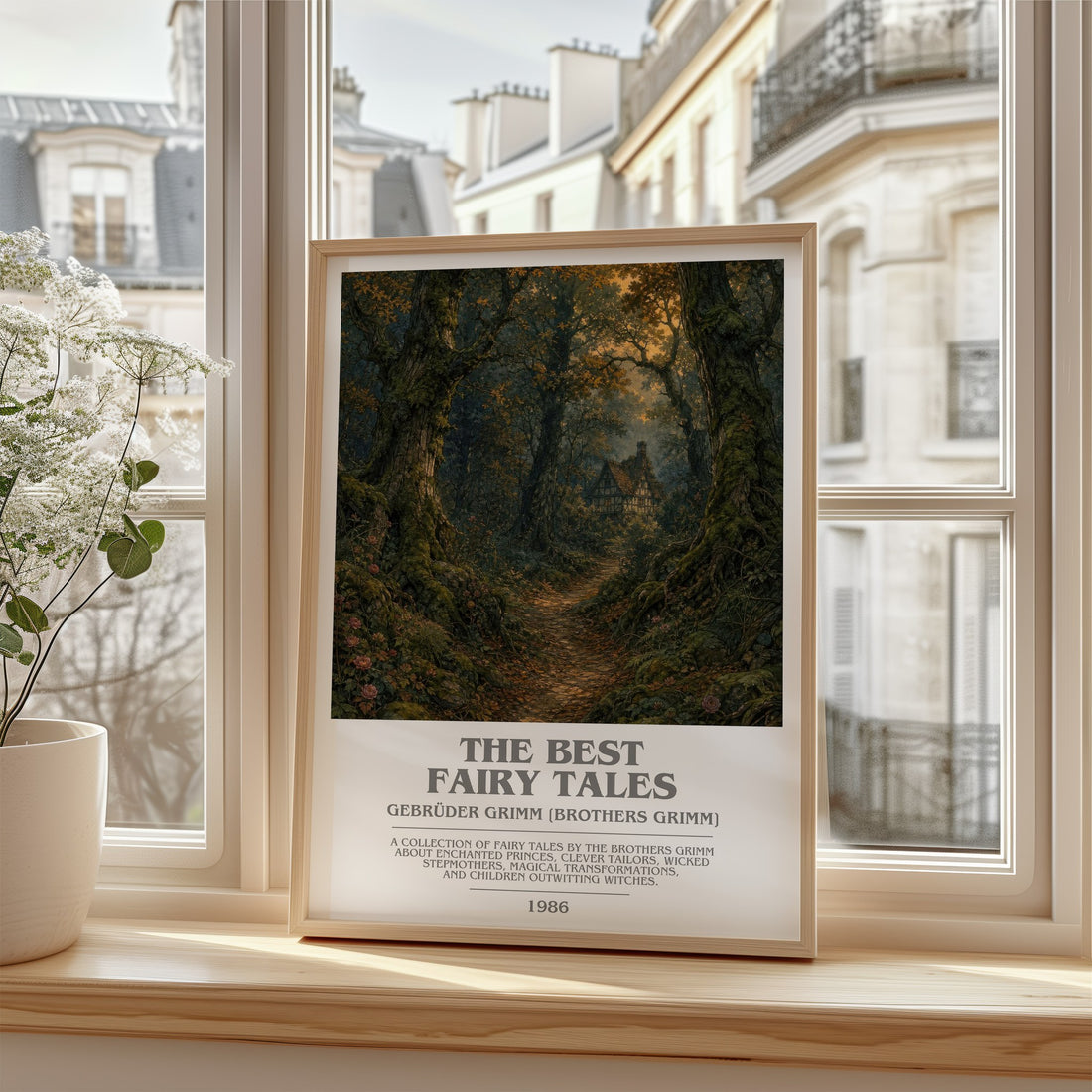 The Best fairy tales bookish poster colour and style options – Gebrüder Grimm [Brothers Grimm] book art