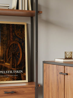 Rumpelstiltskin book watercolour illustration paper finish options – matte satin gloss