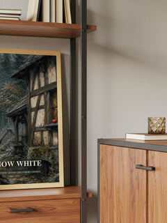 Snow White book watercolour illustration paper finish options – matte satin gloss