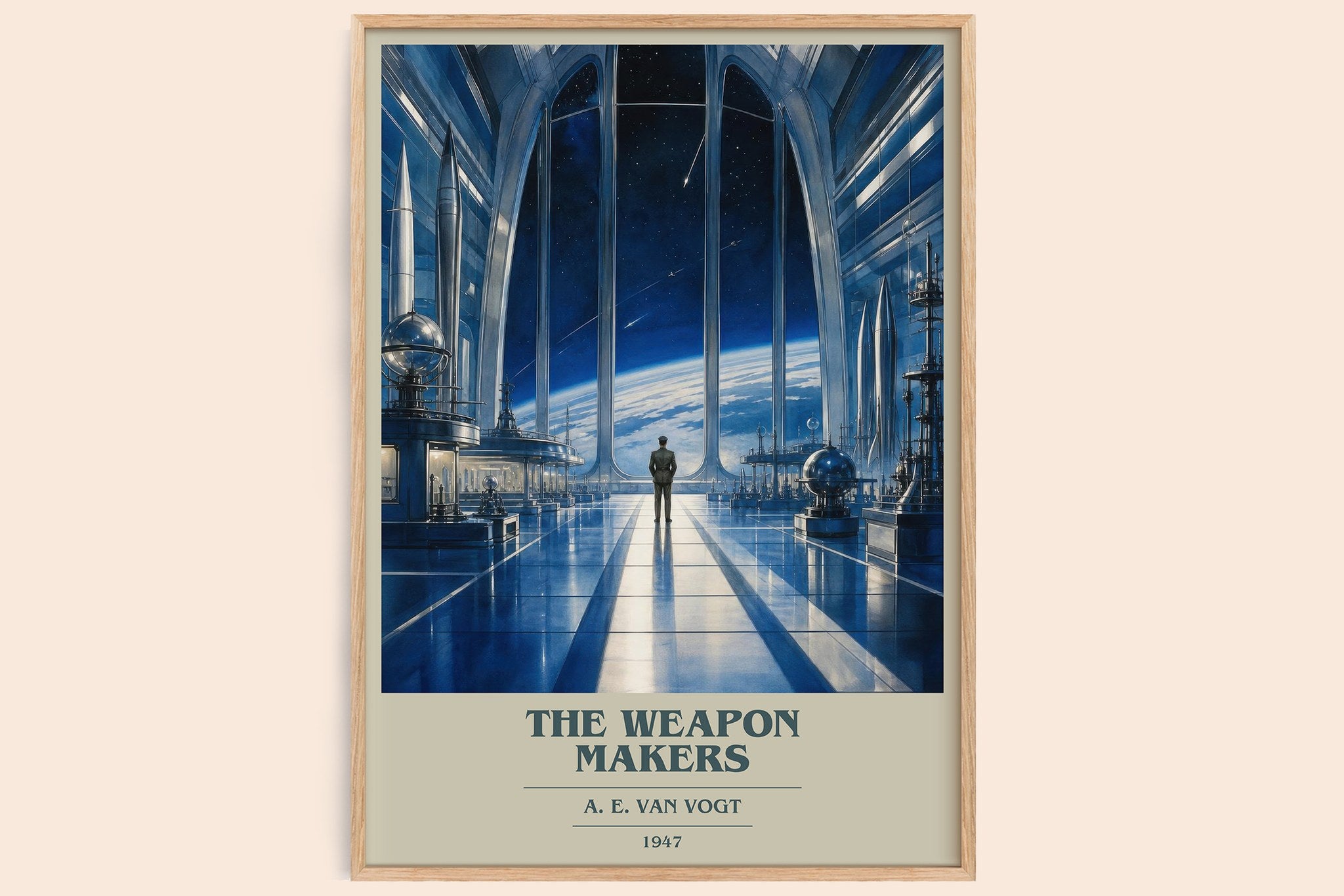 The Weapon Makers Book Cover Poster by A. E. van Vogt