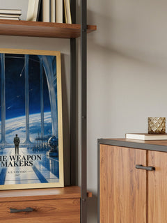 The Weapon Makers book watercolour illustration paper finish options – matte satin gloss
