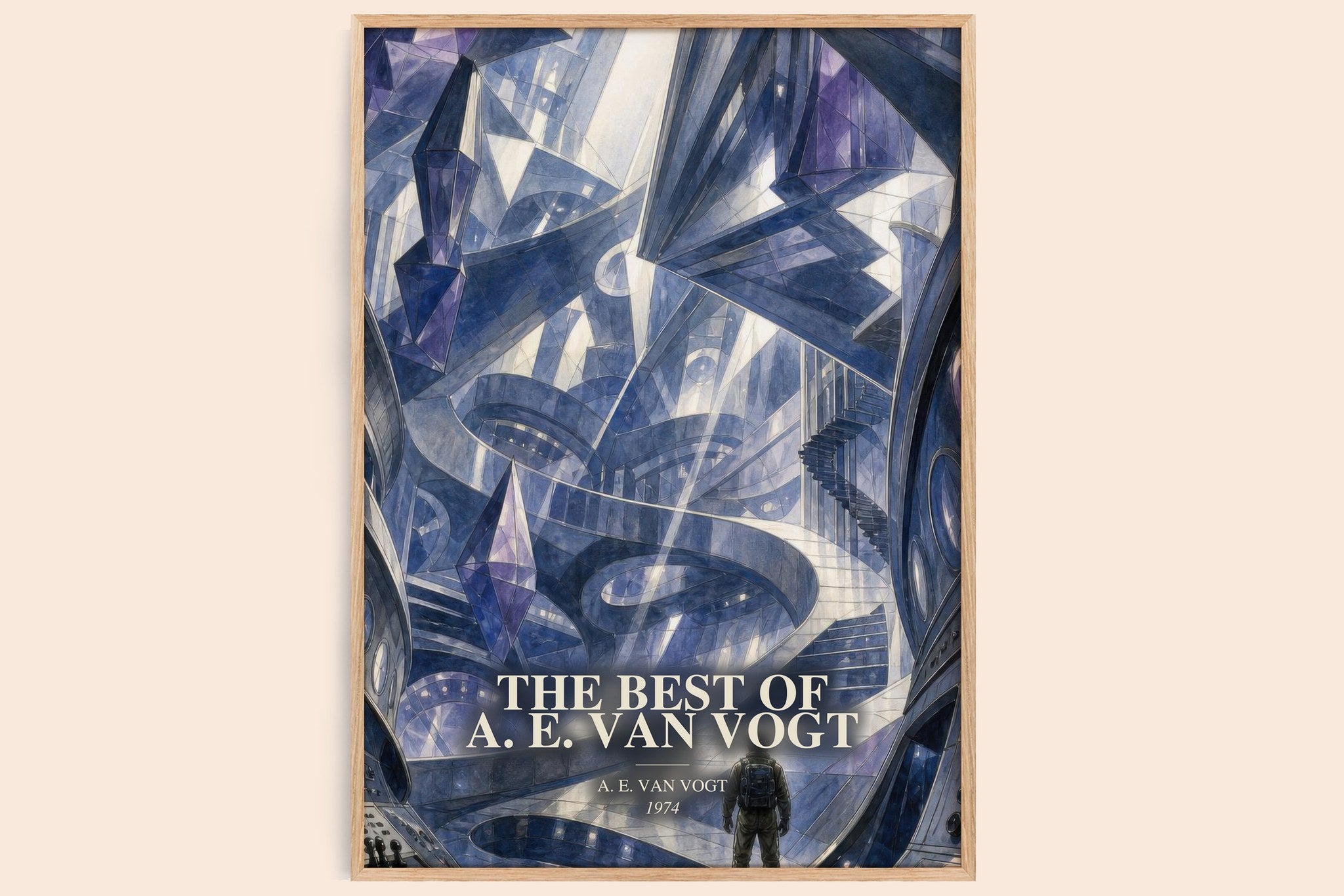 Best of A. E. van Vogt Book Watercolour Illustration by A. E. van Vogt