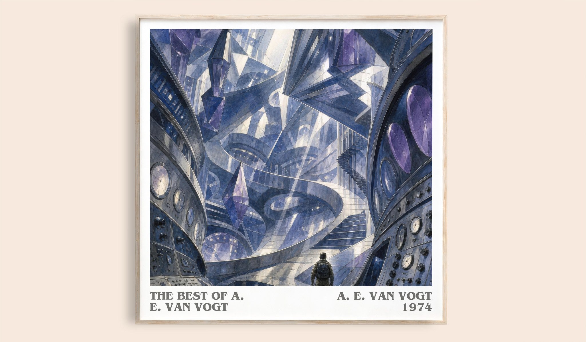 The Best of A. E. van Vogt Literary Art Print by A. E. van Vogt