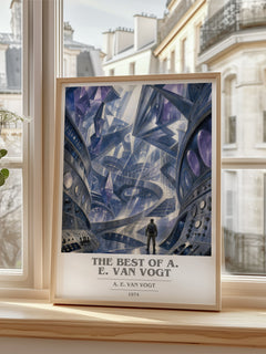 The Best of A. E. van Vogt book cover poster colour and style options – A. E. van Vogt book art