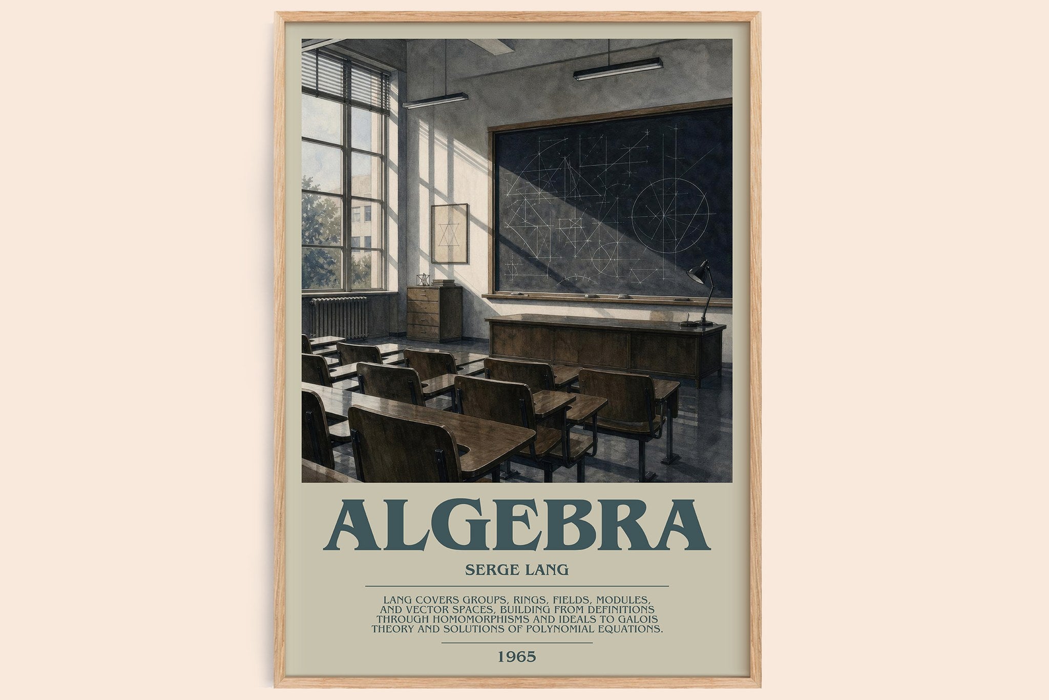 Algebra Bookish Wall Art by Serge Lang