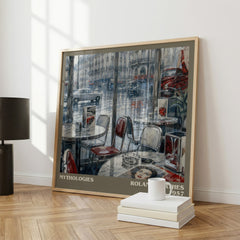 Mythologies literary print framed by window – literary home decor