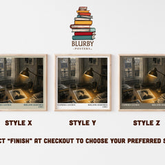 Camera Lucida literary print in frame leaning in hallway – philosophy wall art