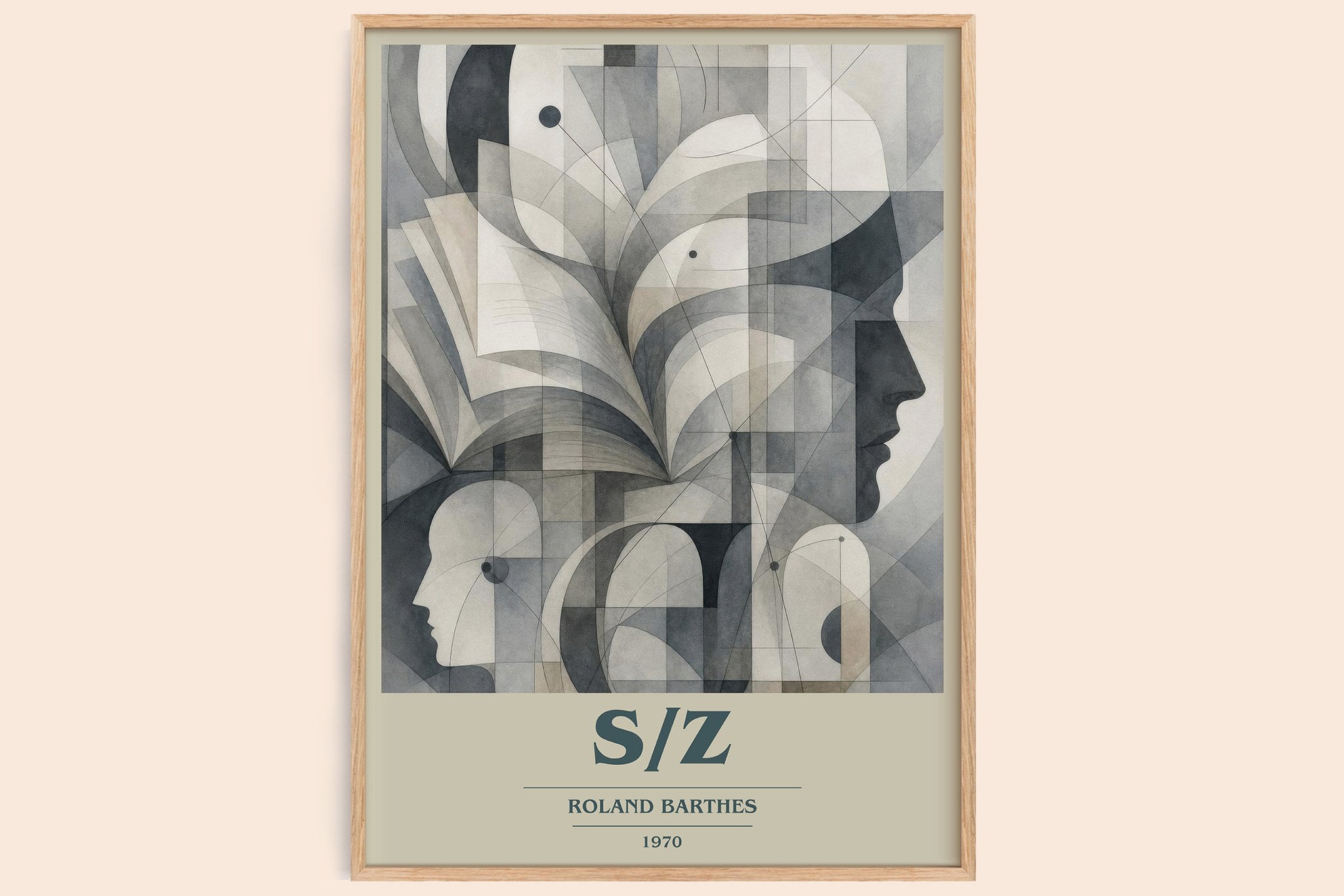 S/Z Book Cover Poster by Roland Barthes