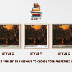 Tomorrow, when the war began (Tomorrow #1) literary print in frame leaning in hallway – young adult wall art