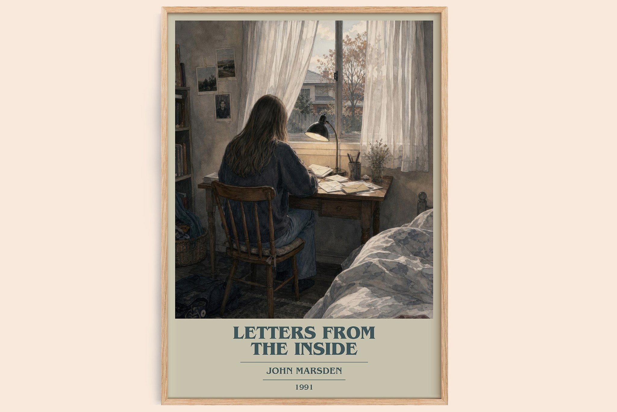 Letters from the inside Book Cover Poster by John Marsden