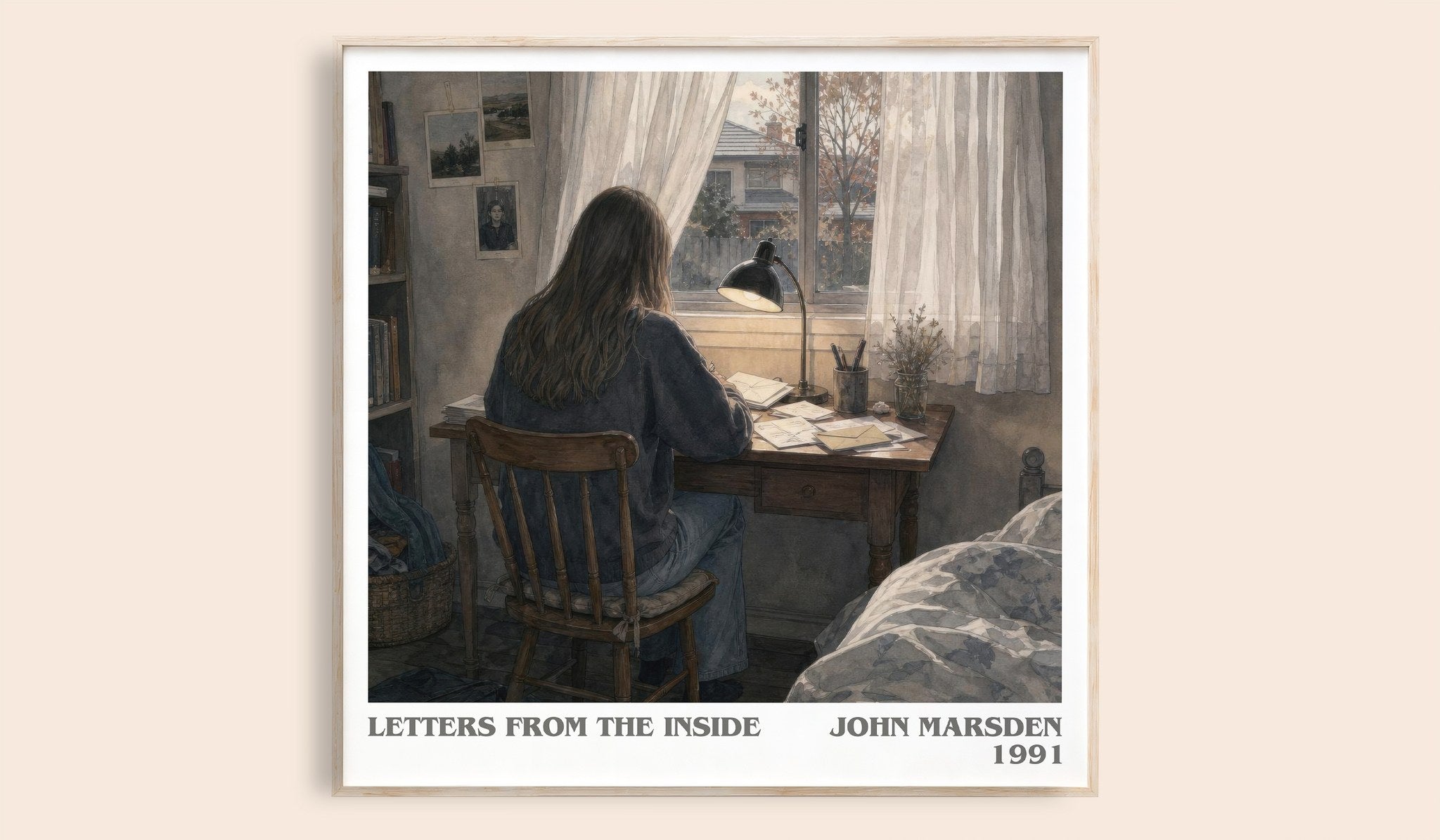 Letters from the inside Literary Art Print by John Marsden