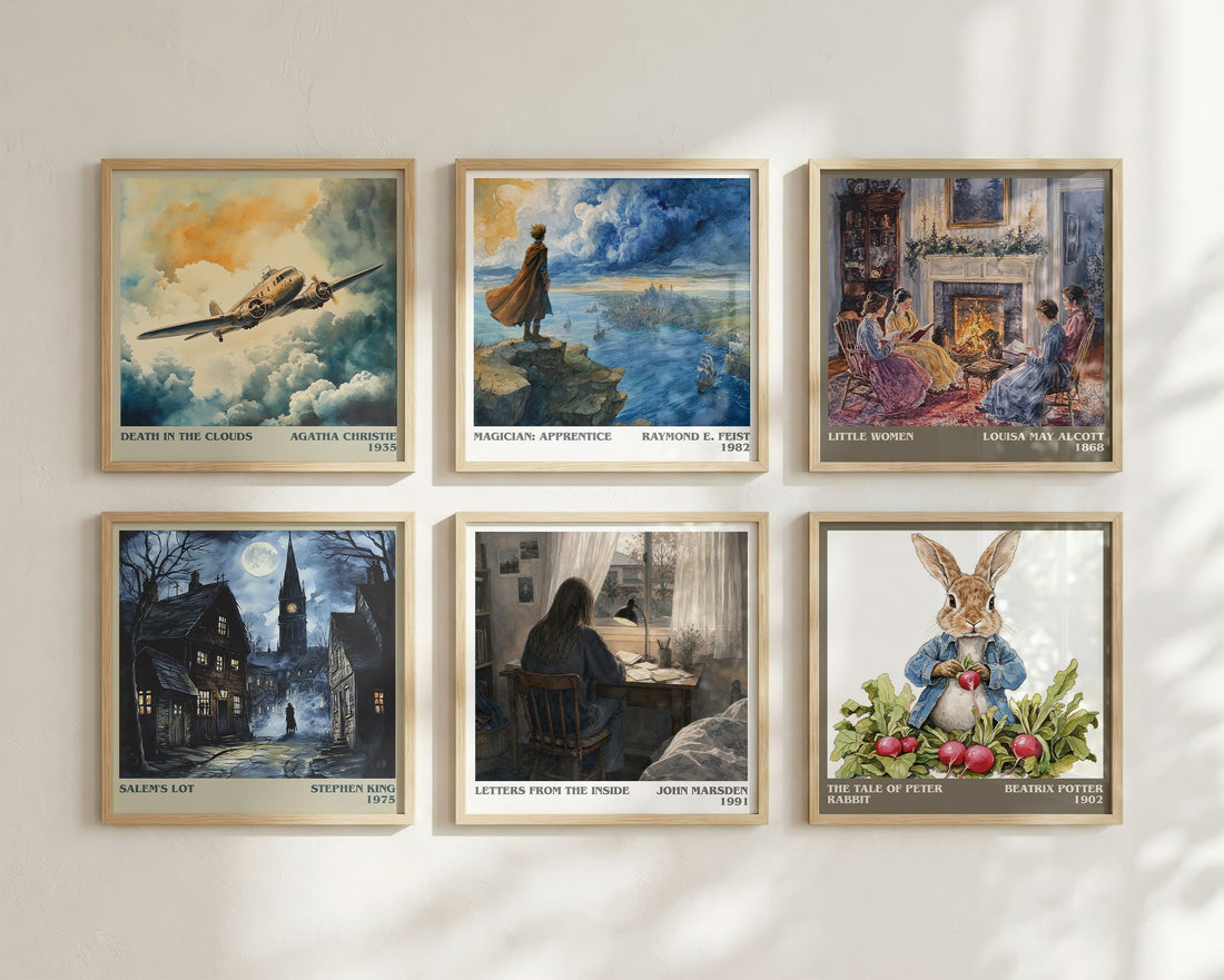 Letters from the inside literary art print colour and style options – John Marsden book art