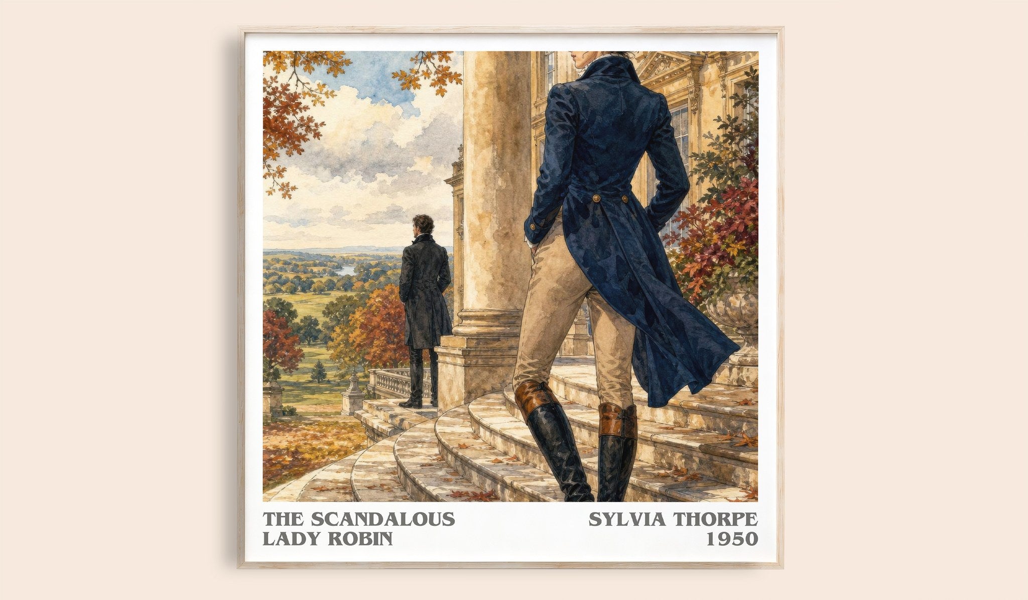 The Scandalous Lady Robin Literary Art Print by Sylvia Thorpe