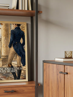 The Scandalous Lady Robin book watercolour illustration paper finish options – matte satin gloss