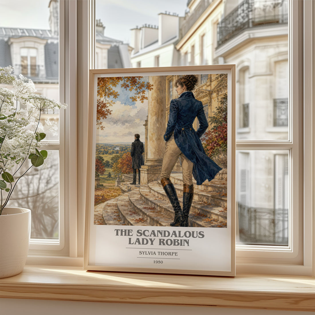 The Scandalous Lady Robin book cover poster colour and style options – Sylvia Thorpe book art