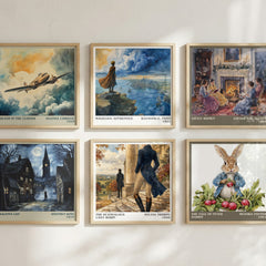 The Scandalous Lady Robin literary art print colour and style options – Sylvia Thorpe book art
