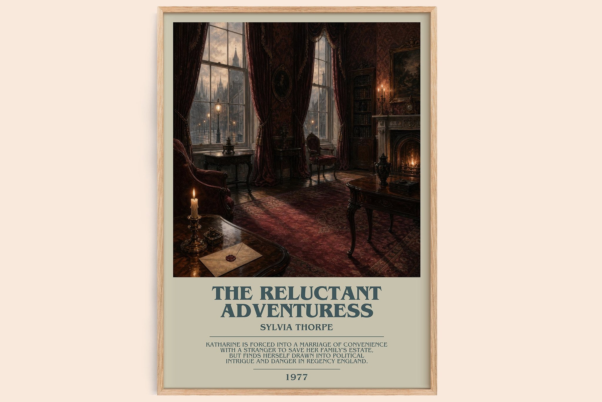 The Reluctant Adventuress Bookish Wall Art by Sylvia Thorpe
