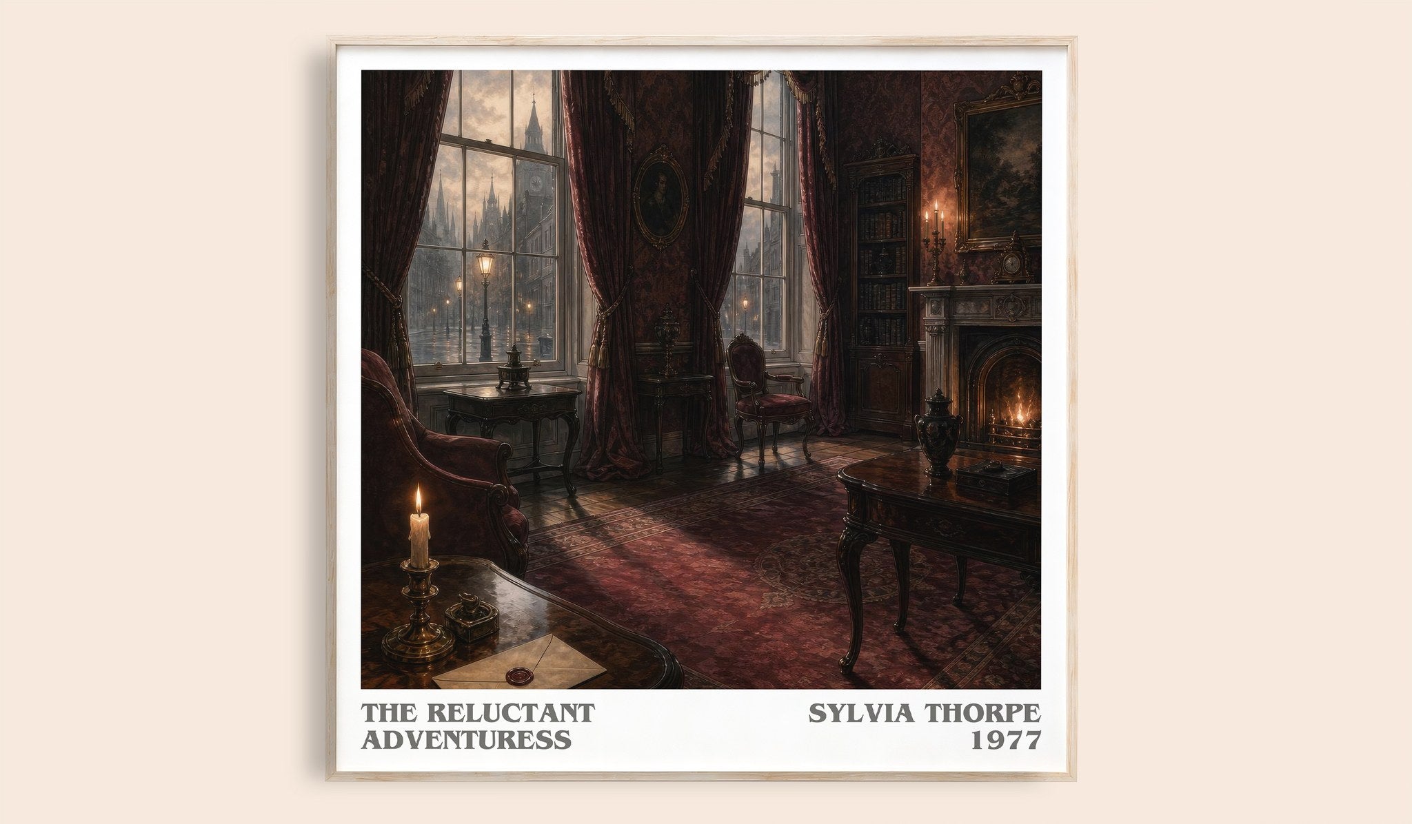 The Reluctant Adventuress Literary Art Print by Sylvia Thorpe