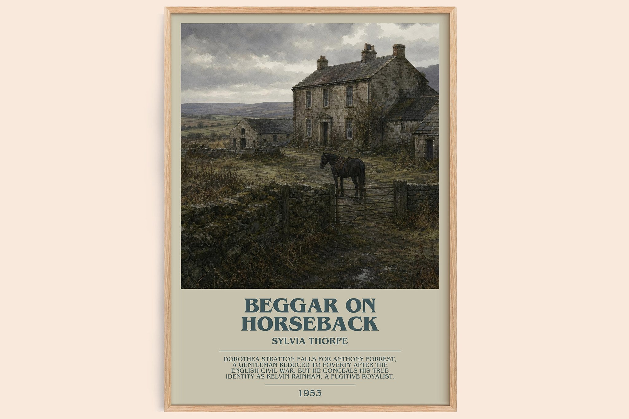 Beggar on Horseback Bookish Wall Art by Sylvia Thorpe