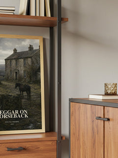 Beggar on Horseback book watercolour illustration paper finish options – matte satin gloss