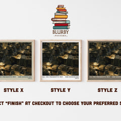 All the President's Men literary print in frame leaning in hallway – non fiction wall art