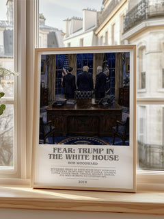 Fear: Trump in the White House bookish poster colour and style options – Bob Woodward book art