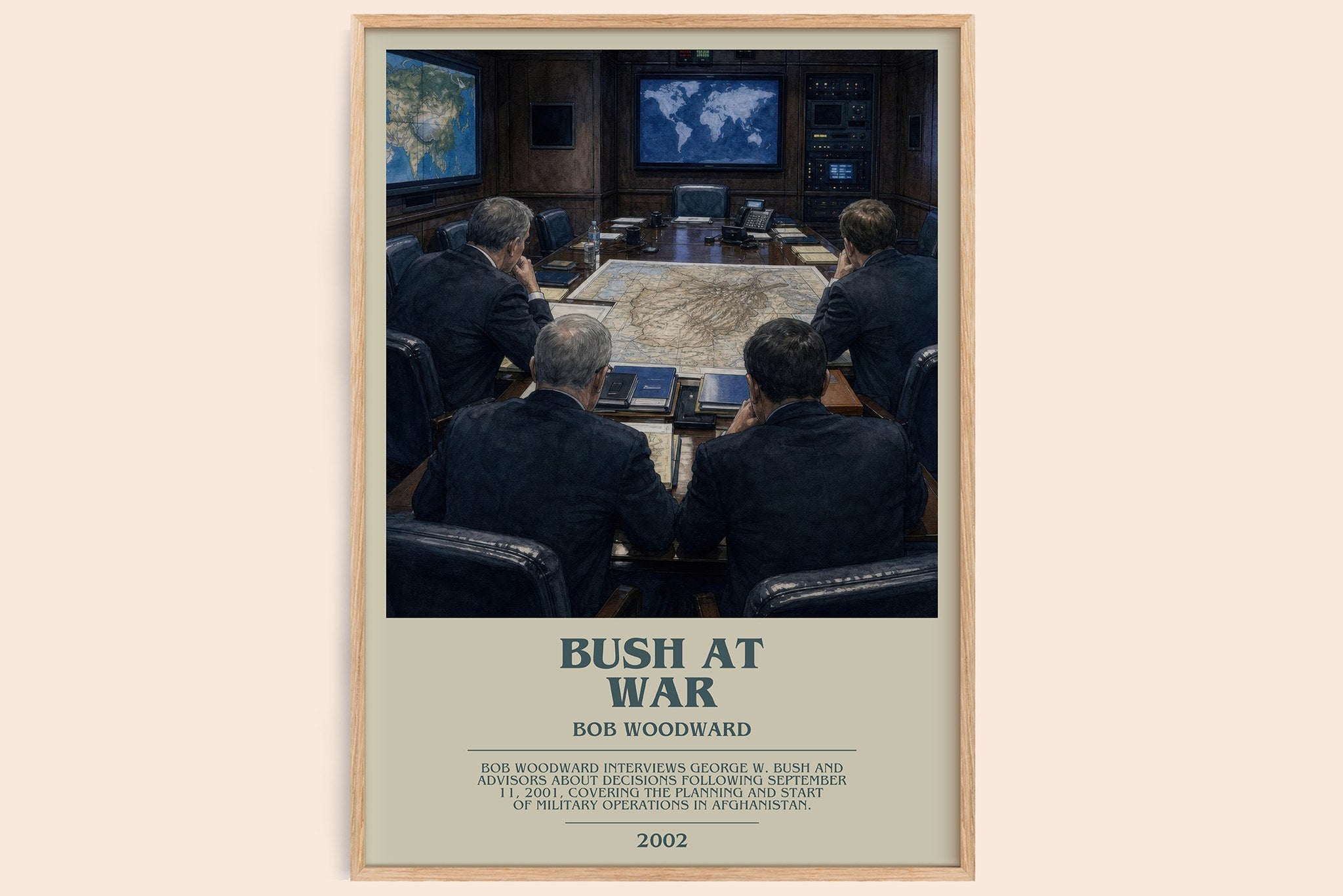 Bush at war Bookish Wall Art by Bob Woodward