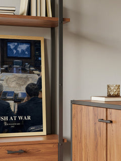 Bush at war book watercolour illustration paper finish options – matte satin gloss