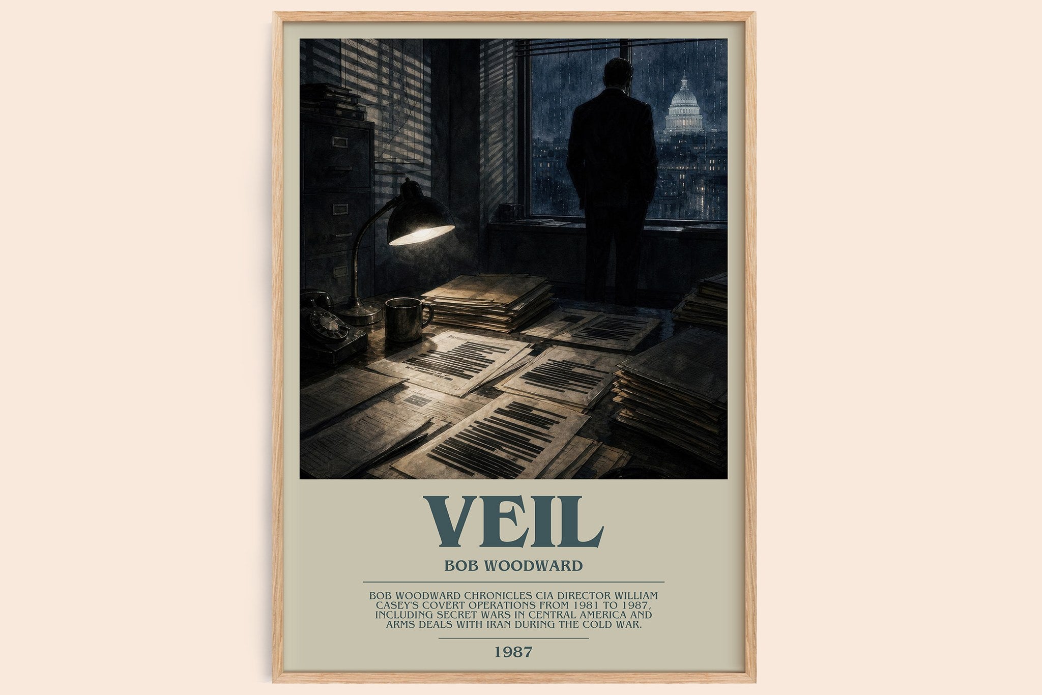 Veil Bookish Wall Art by Bob Woodward