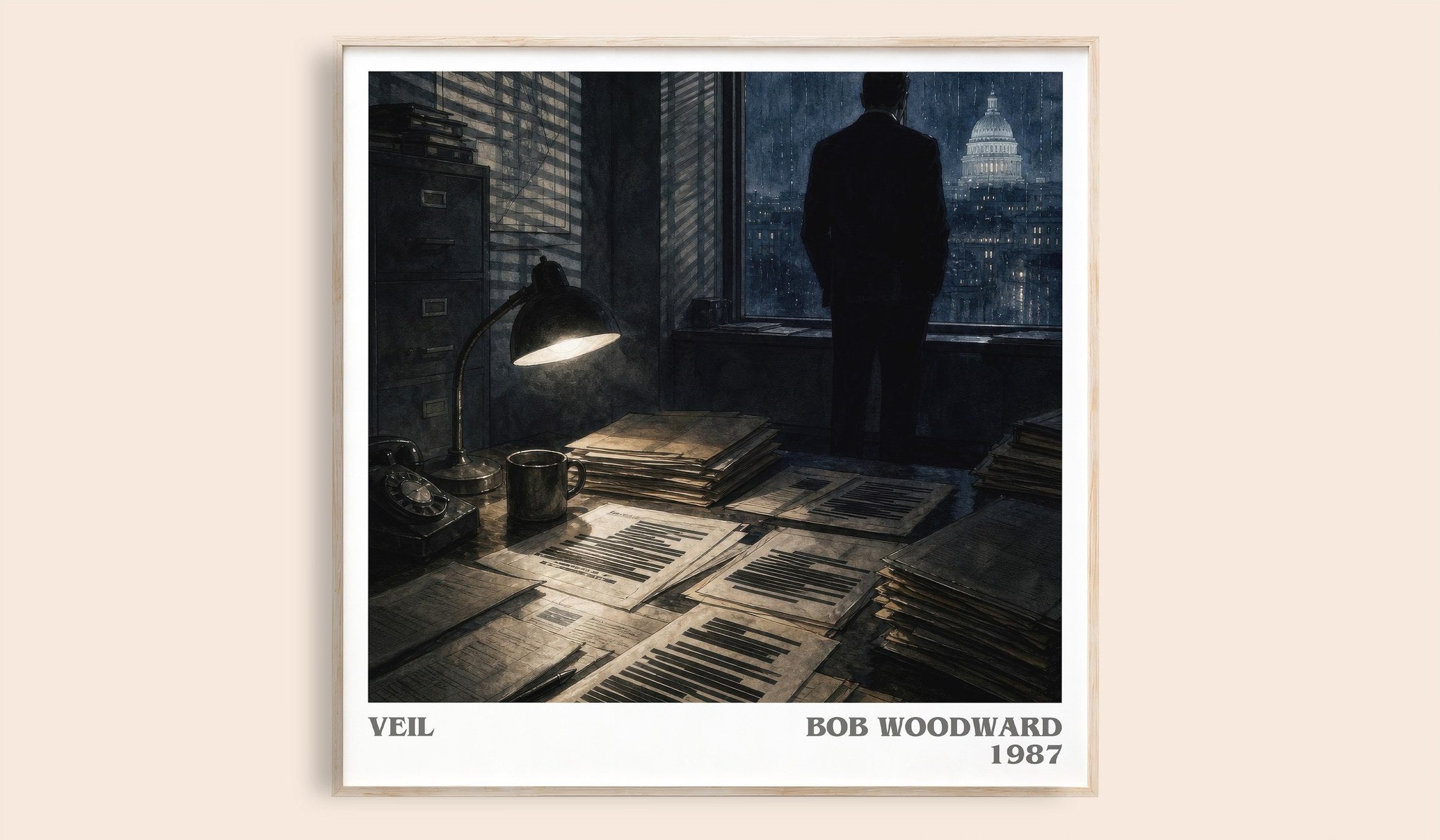 Veil Literary Art Print by Bob Woodward