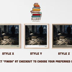 Veil literary print in frame leaning in hallway – non fiction wall art