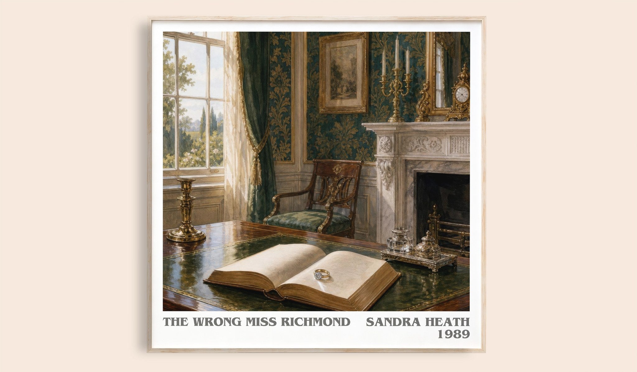 The Wrong Miss Richmond Literary Art Print by Sandra Heath