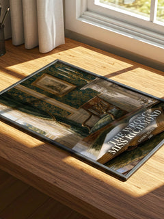 The Wrong Miss Richmond watercolour book poster framed on wall – romance wall art