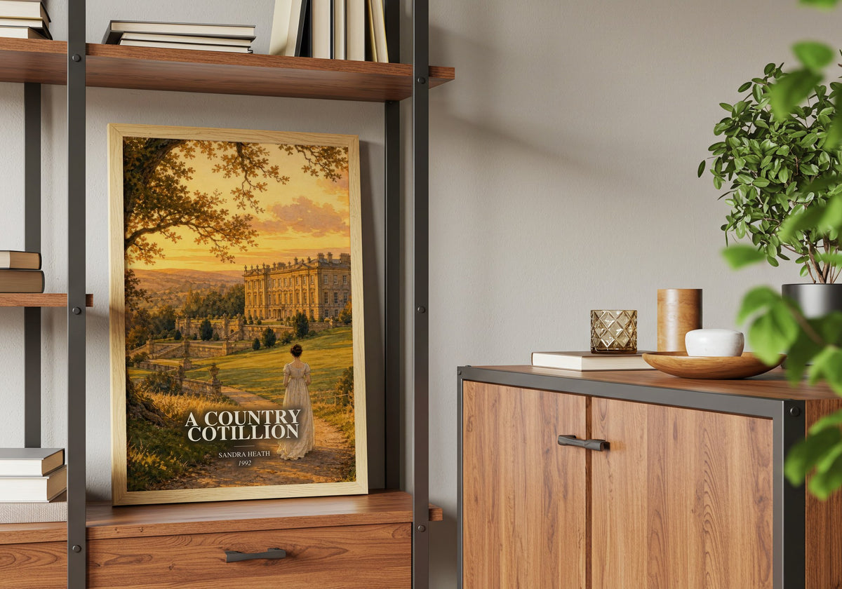 A Country Cotillion book watercolour illustration paper finish options – matte satin gloss