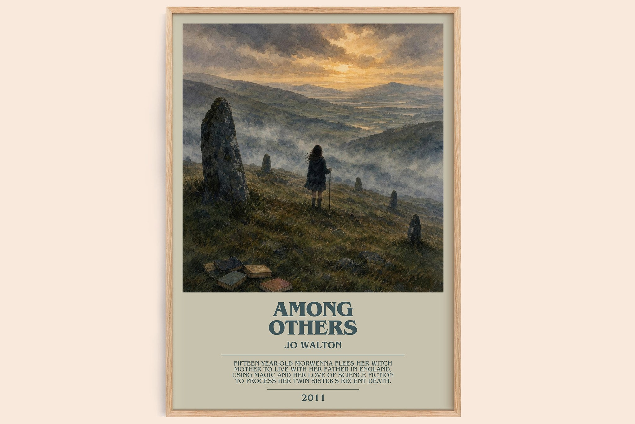 Among Others Bookish Wall Art by Jo Walton