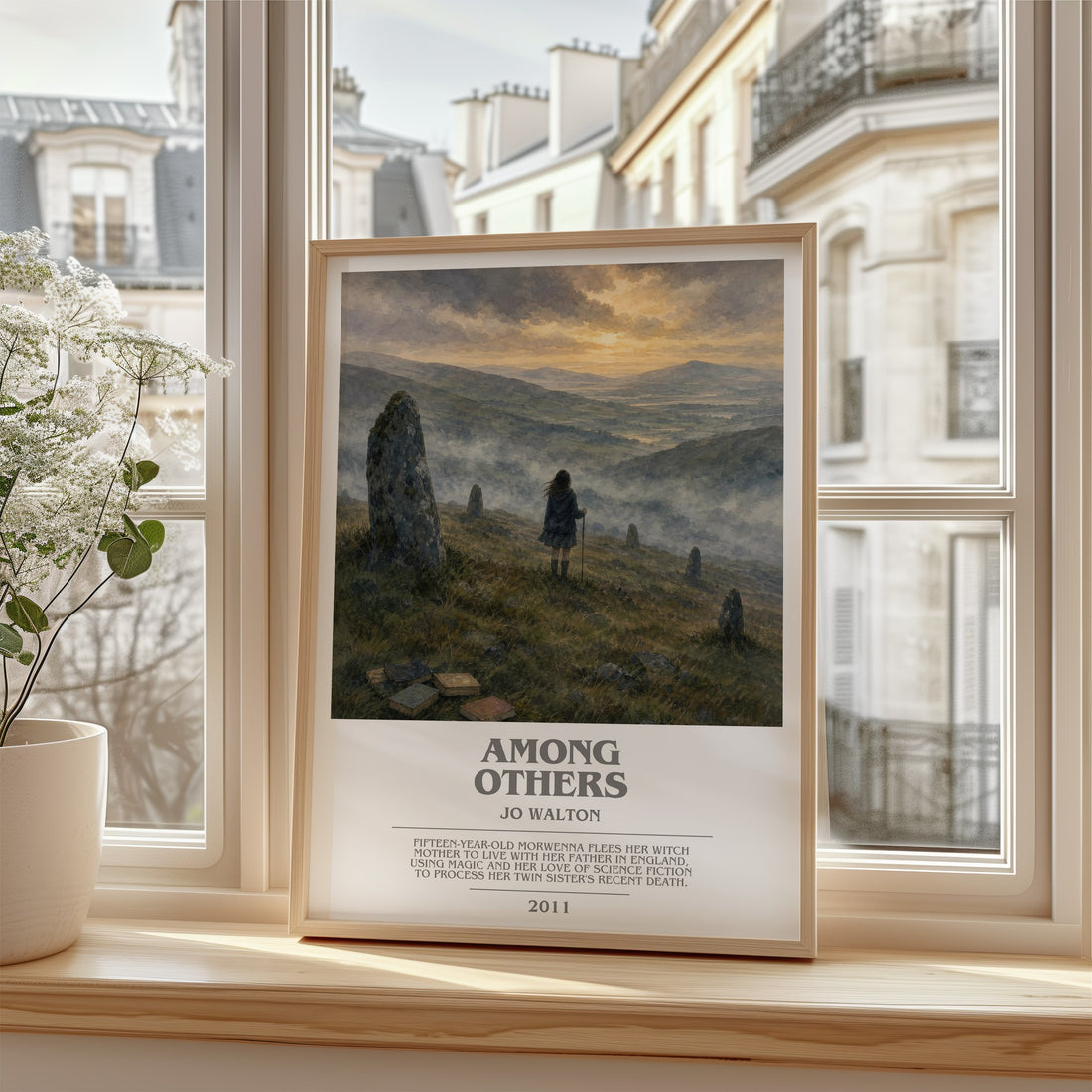 Among Others bookish poster colour and style options – Jo Walton book art