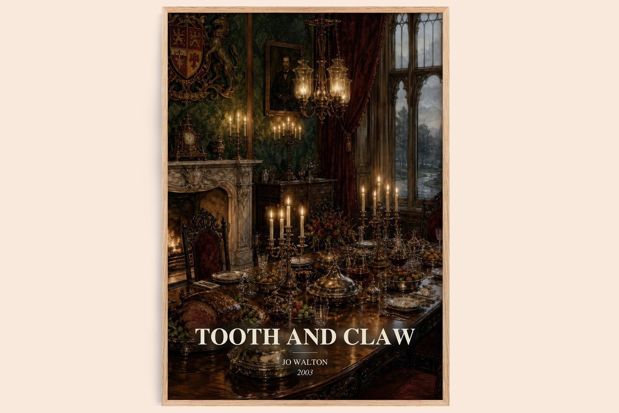 Tooth and Claw Book Watercolour Illustration by Jo Walton