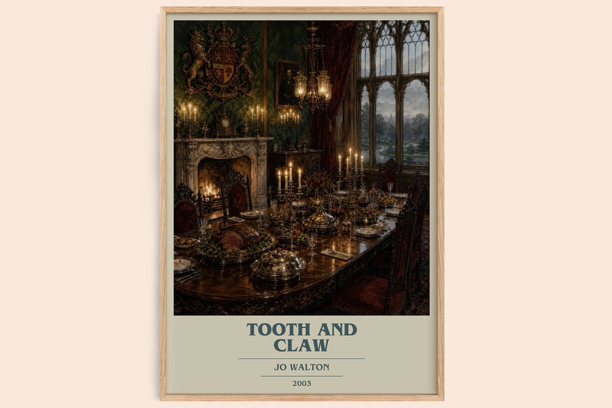Tooth and Claw Book Cover Poster by Jo Walton