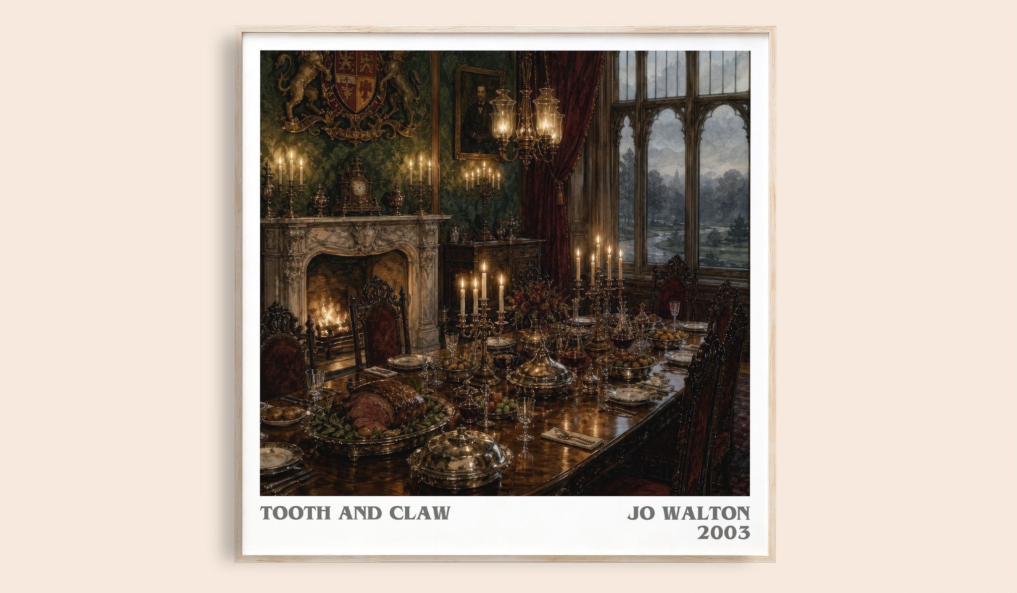Tooth and Claw Literary Art Print by Jo Walton
