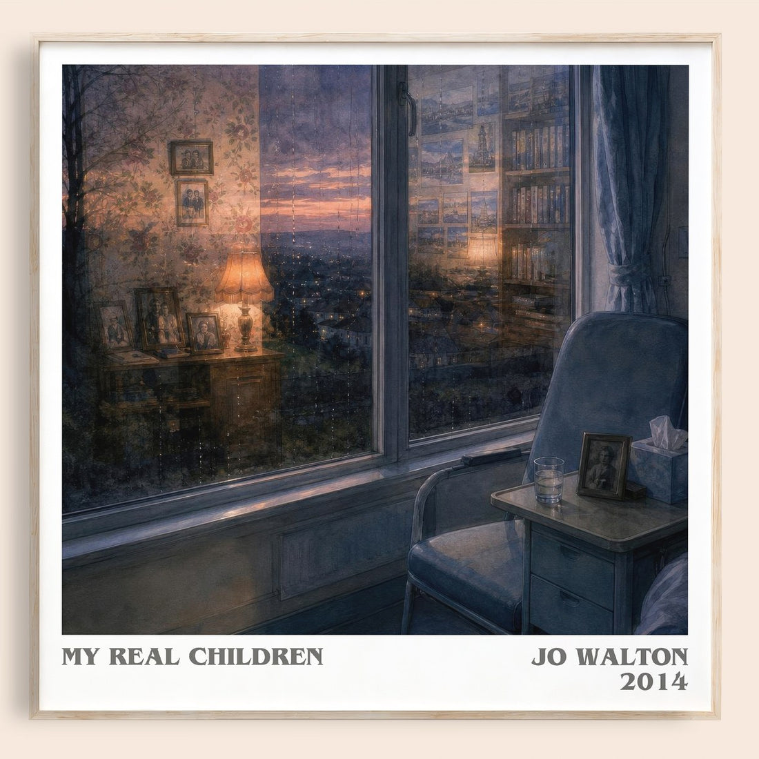My real children literary book poster by Jo Walton – framed literary art print
