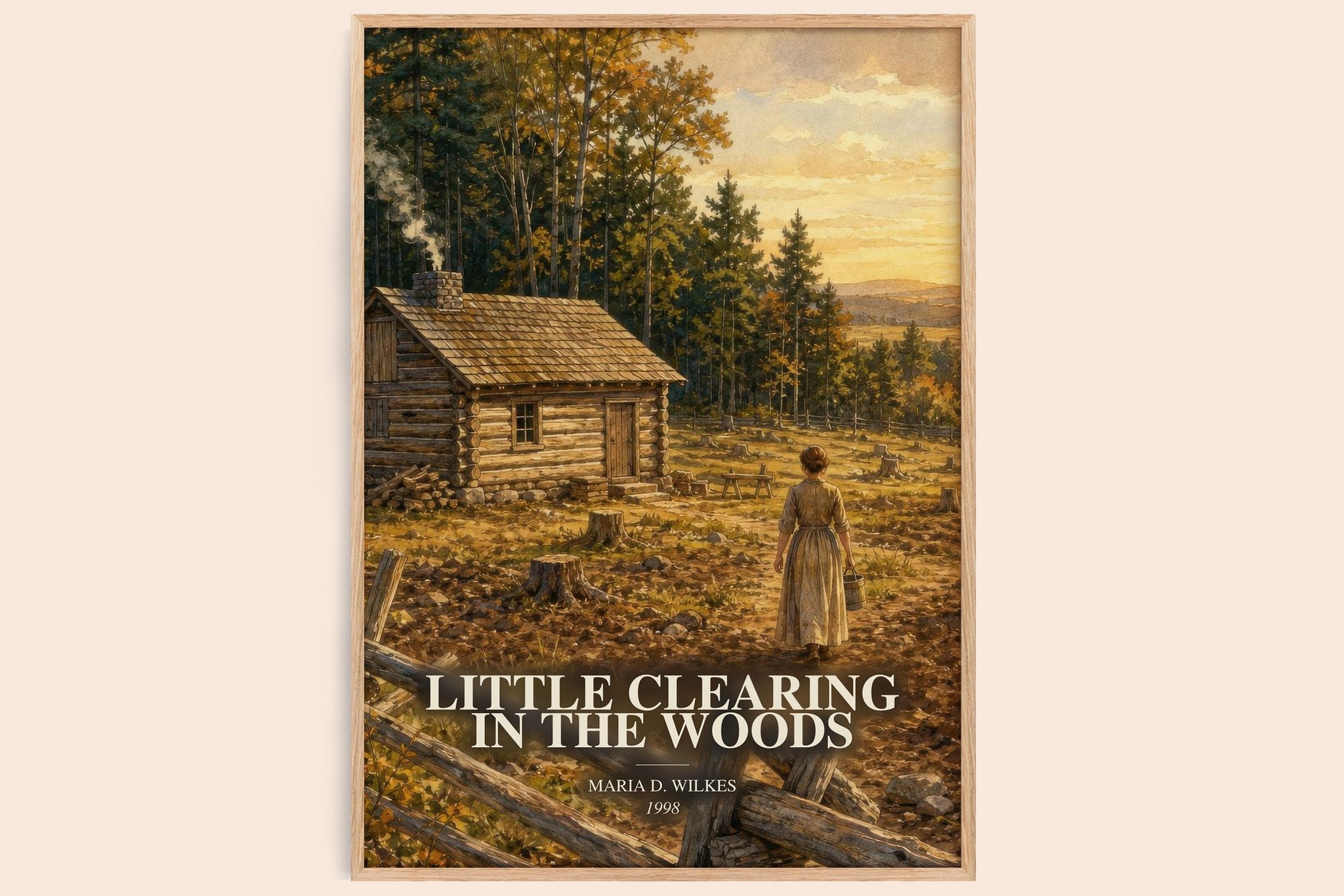 Little Clearing in the Woods Book Watercolour Illustration by Maria D. Wilkes