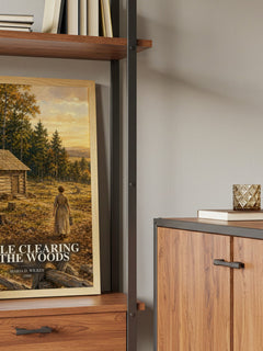 Little Clearing in the Woods book watercolour illustration paper finish options – matte satin gloss