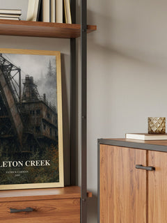 Skeleton Creek book watercolour illustration paper finish options – matte satin gloss